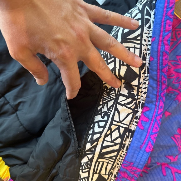 OBERMEYER VINTAGE SKI SNOW JACKET Woman’s size 10 bright neon 80s 90s retro - Picture 7 of 15